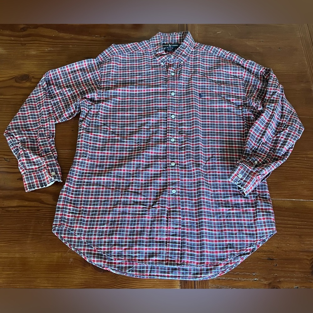 Ralph Lauren Men’s Gingham Button Down EUC